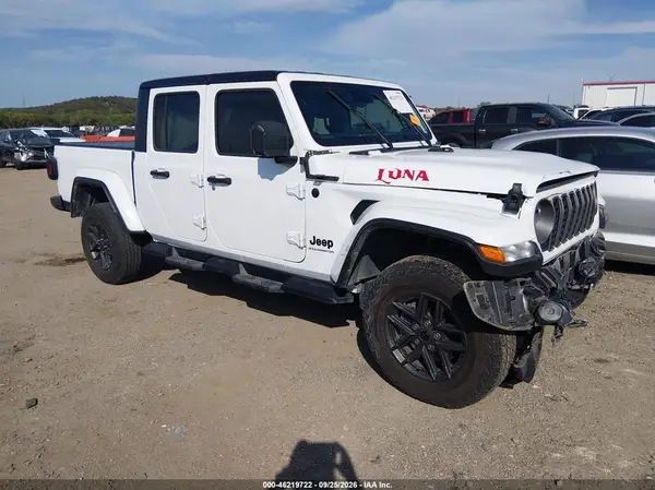 1C6RJTAG1SL501151 — 2025 Jeep Gladiator, Передняя часть (Front End), фото до ремонта