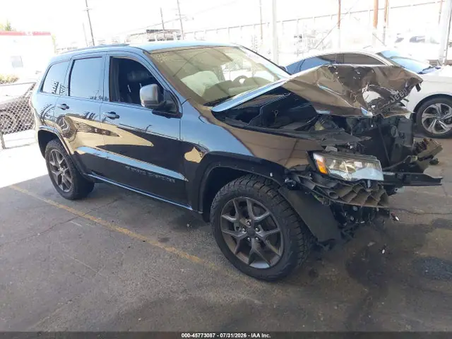 1C4RJEBG5MC538841 — 2021 Jeep Grand Cherokee 80TH Anniversary 4X2, Передняя часть (Front End), фото до ремонта