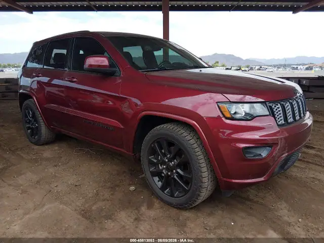 1C4RJEAGXKC556069 — 2019 Jeep Grand Cherokee Altitude 4X2, Задняя часть (Rear), фото до ремонта