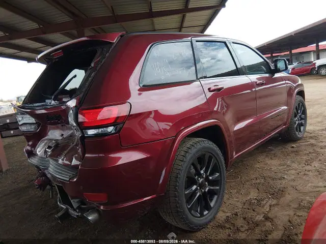 1C4RJEAGXKC556069 — 2019 Jeep Grand Cherokee Altitude 4X2, фото 4 с аукциона IAAI 29.09.2026, Задняя часть