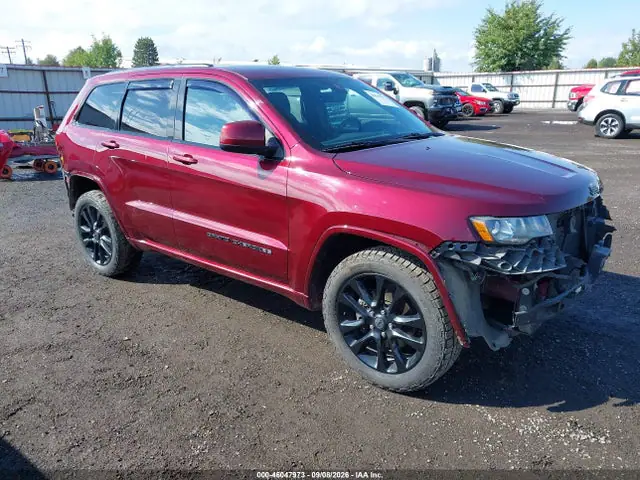 1C4RJFAG1HC704916 — 2017 Jeep Grand Cherokee Altitude 4X4, Передняя и задняя части (Front & Rear), фото до ремонта