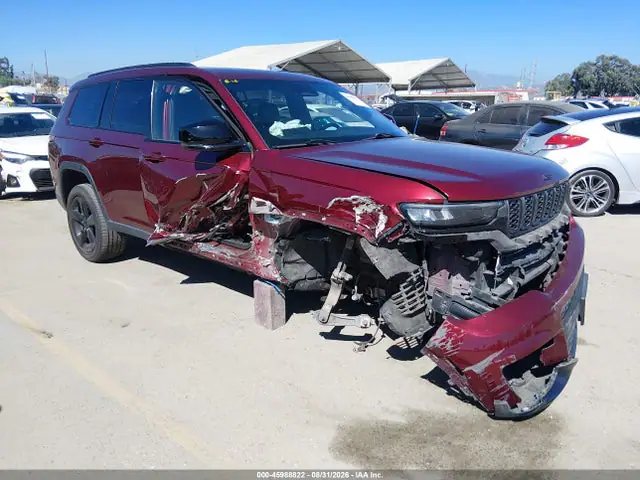 1C4RJJAG7M8145324 Jeep Grand Cherokee L Altitude 4X2 2021 — повреждение Правый бок, фото до ремонта
