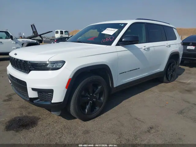 1C4RJKAG9R8565101 — 2024 Jeep Grand Cherokee L Altitude X 4X4, фото 2 с аукциона IAAI 14.10.2026, Задняя часть справа