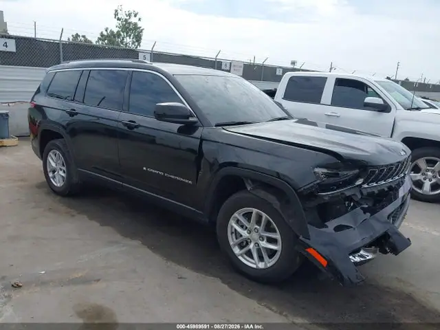 1C4RJJAG0R8952954 Jeep Grand Cherokee L Laredo 4X2 2024 — повреждение Передняя часть, фото до ремонта