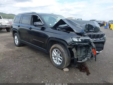 1C4RJKAG8P8870196 — 2023 Jeep Grand Cherokee L Laredo 4X4, Передняя часть (Front End), фото до ремонта
