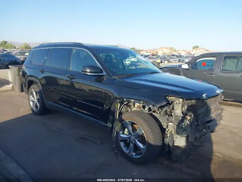 1C4RJKBG3M8125107 — 2021 Jeep Grand Cherokee L Limited 4X4, Передняя часть (Front End), фото до ремонта