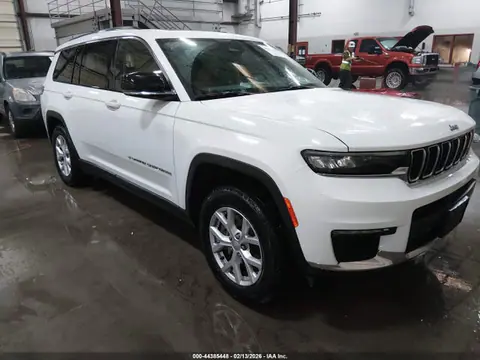 1C4RJKBG8N8633851 — 2022 Jeep Grand Cherokee L Limited 4X4, Левый бок (Left Side), фото до ремонта