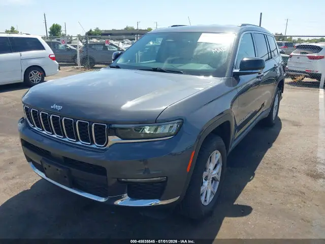 1C4RJKBG9N8587270 — 2022 Jeep Grand Cherokee L Limited 4X4, фото 2 с аукциона IAAI 14.10.2026, Задняя часть