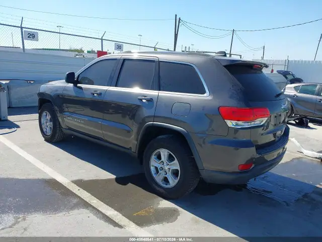 1C4RJEAG0GC359077 — 2016 Jeep Grand Cherokee Laredo, фото 3 с аукциона IAAI 14.10.2026, Передняя часть