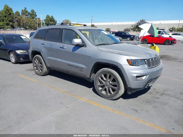 2016 Jeep Grand Cherokee Limited 75th Anniversary VIN 1C4RJFBT5GC408260 фото 1