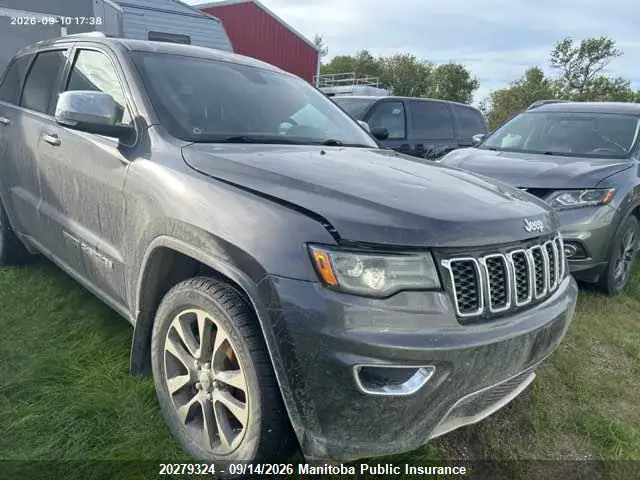 1C4RJFBG0JC510849 — 2018 Jeep Grand Cherokee Limited, Град (Hail), фото до ремонта