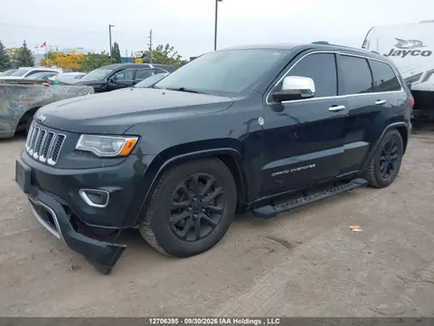 2014 Jeep Grand Cherokee Overland VIN 1C4RJFCM5EC398916 фото 2