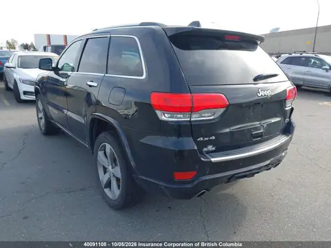 2014 Jeep Grand Cherokee Overland VIN 1C4RJFCG6EC498324 фото 3