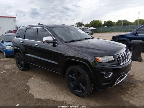 1C4RJFCT1EC251984 — 2014 Jeep Grand Cherokee Overland, Град (Hail), фото до ремонта