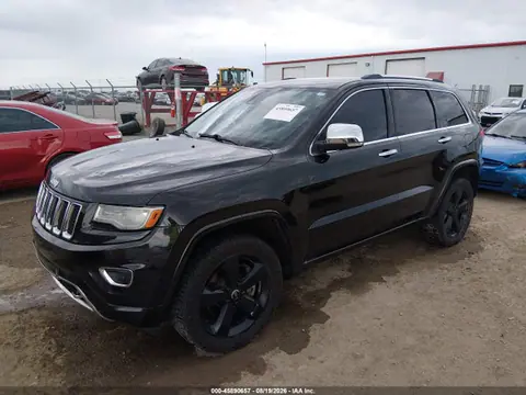 2014 Jeep Grand Cherokee Overland VIN 1C4RJFCT1EC251984 фото 2