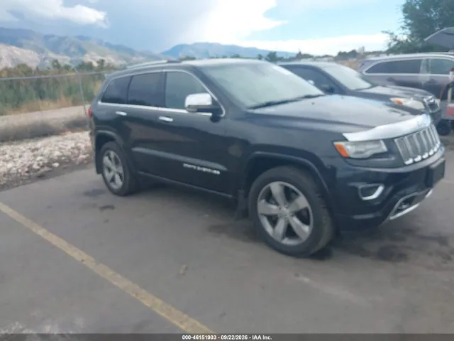 2014 Jeep Grand Cherokee Overland VIN 1C4RJFCT0EC137507 фото 1