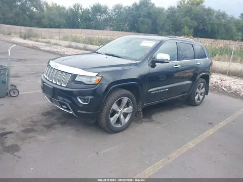 2014 Jeep Grand Cherokee Overland VIN 1C4RJFCT0EC137507 фото 2