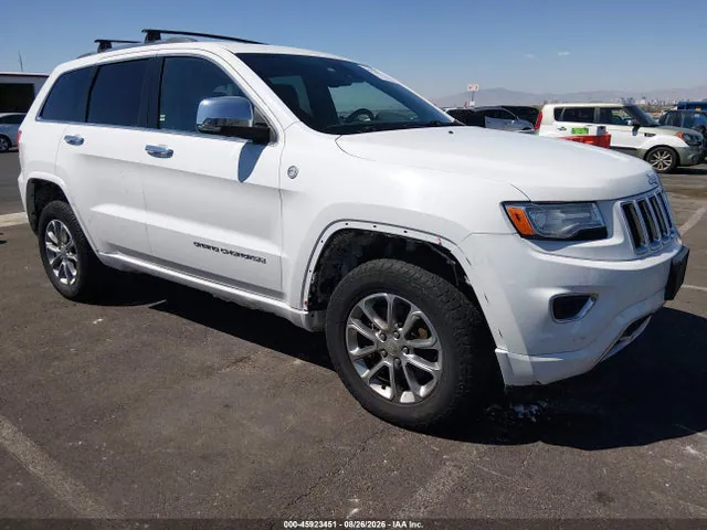 2015 Jeep Grand Cherokee Overland VIN 1C4RJFCM9FC618673 фото 1