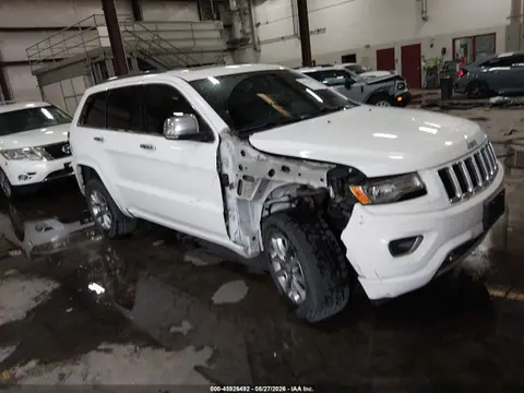1C4RJFCM5FC757053 — 2015 Jeep Grand Cherokee Overland, Передняя часть справа (Right Front), фото до ремонта