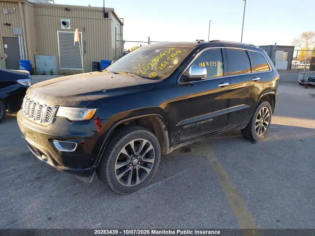 1C4RJFCG7HC761599 — 2017 Jeep Grand Cherokee Overland, фото 2 с аукциона IAAI 14.10.2026, Град