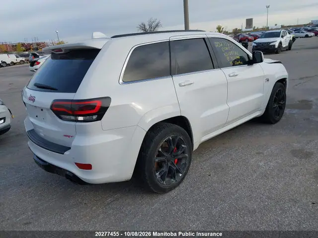 1C4RJFDJ9FC702044 — 2015 Jeep Grand Cherokee Srt, фото 4 с аукциона IAAI 14.10.2026, Передняя часть