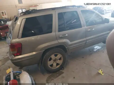 1J4GW58N41C521081 — 2001 Jeep Grand Cherokee, фото 4 с аукциона IAAI, Полный пожар