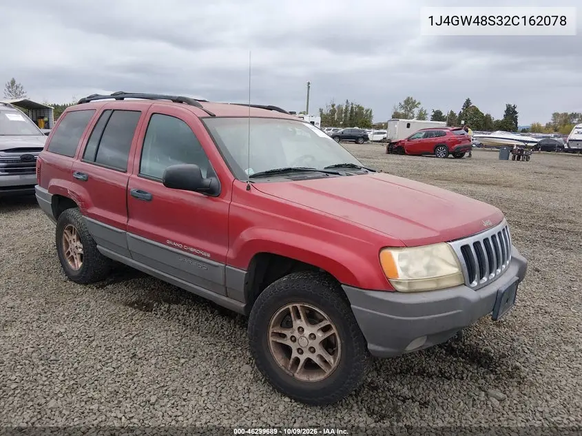 2002 Jeep Grand Cherokee Laredo VIN 1J4GW48S32C162078 фото 2