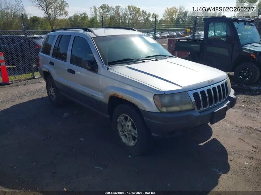 1J4GW48S62C260277 Jeep Grand Cherokee 2002 — повреждение Естественный износ, фото до ремонта