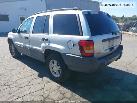 2003 Jeep Grand Cherokee Laredo VIN 1J4GW48S13C503494 фото 4