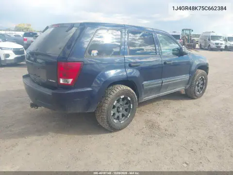 2005 Jeep Grand Cherokee Laredo VIN 1J4GR48K75C662384 фото 4