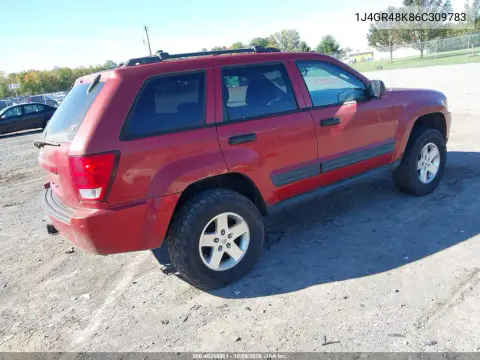2006 Jeep Grand Cherokee Laredo VIN 1J4GR48K86C309783 фото 4