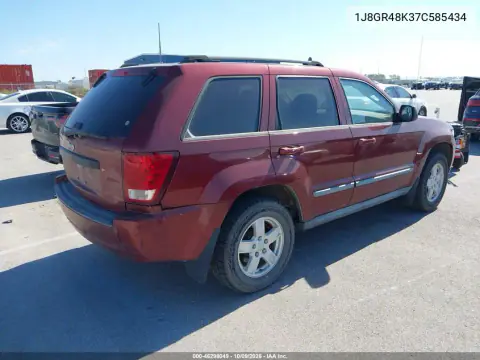 2007 Jeep Grand Cherokee Laredo VIN 1J8GR48K37C585434 фото 5