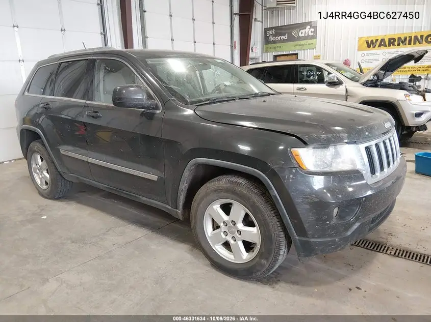 2011 Jeep Grand Cherokee Laredo VIN 1J4RR4GG4BC627450 фото 2