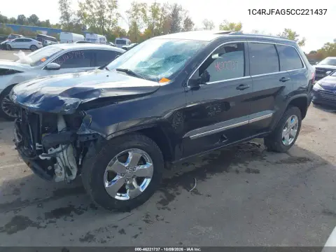 2012 Jeep Grand Cherokee Laredo VIN 1C4RJFAG5CC221437 фото 3