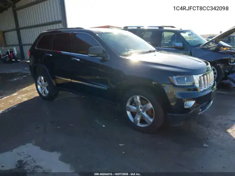 1C4RJFCT8CC342098 — 2012 Jeep Grand Cherokee, Вандализм, фото до ремонта