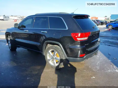 2012 Jeep Grand Cherokee Overland VIN 1C4RJFCT8CC342098 фото 3