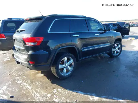 2012 Jeep Grand Cherokee Overland VIN 1C4RJFCT8CC342098 фото 4