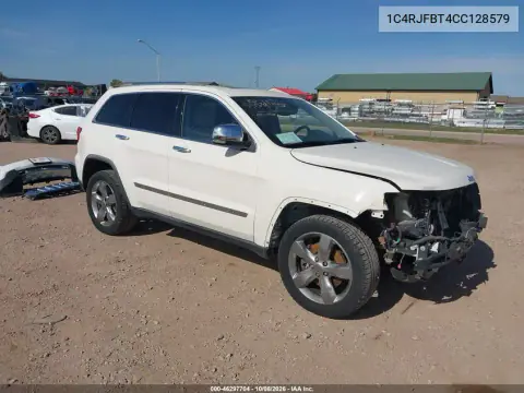 1C4RJFBT4CC128579 — 2012 Jeep Grand Cherokee, Передняя часть, фото до ремонта