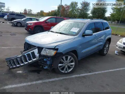 2012 Jeep Grand Cherokee Laredo VIN 1C4RJFAG2CC346623 фото 3