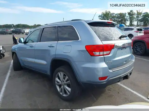 2012 Jeep Grand Cherokee Laredo VIN 1C4RJFAG2CC346623 фото 4