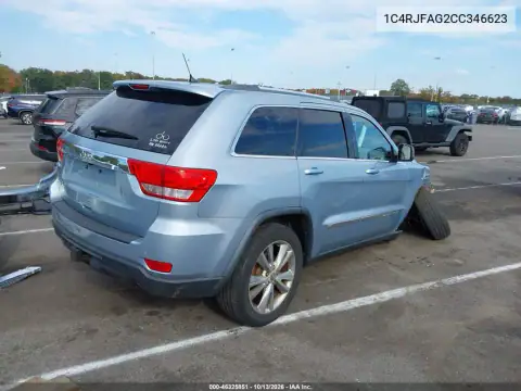 2012 Jeep Grand Cherokee Laredo VIN 1C4RJFAG2CC346623 фото 5