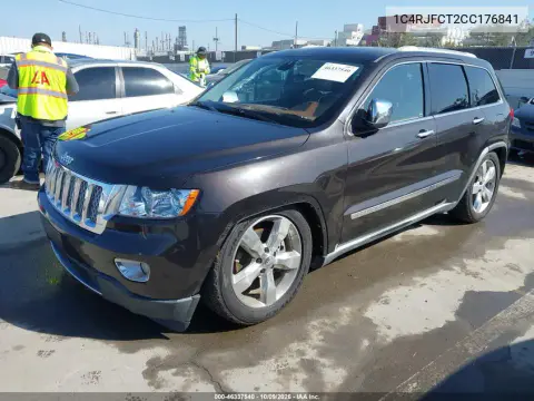 2012 Jeep Grand Cherokee Overland VIN 1C4RJFCT2CC176841 фото 3