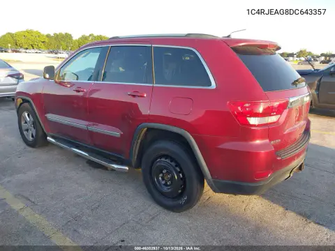 2013 Jeep Grand Cherokee Laredo VIN 1C4RJEAG8DC643357 фото 4