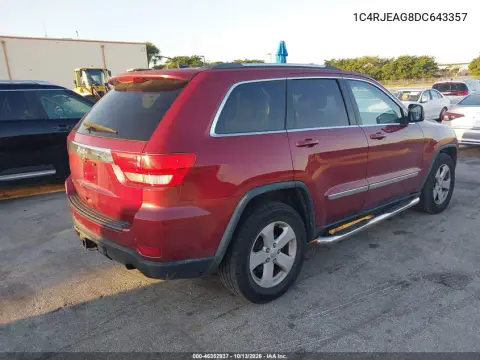 2013 Jeep Grand Cherokee Laredo VIN 1C4RJEAG8DC643357 фото 5