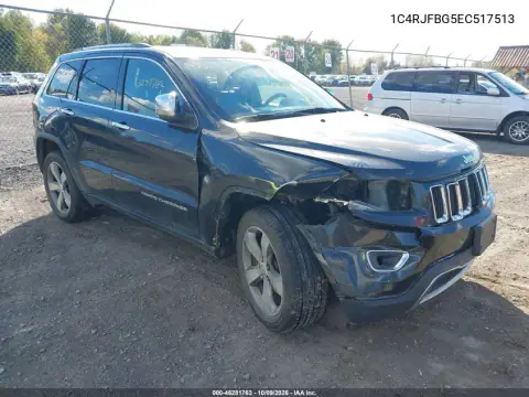 1C4RJFBG5EC517513 — 2014 Jeep Grand Cherokee, Передняя часть, фото до ремонта