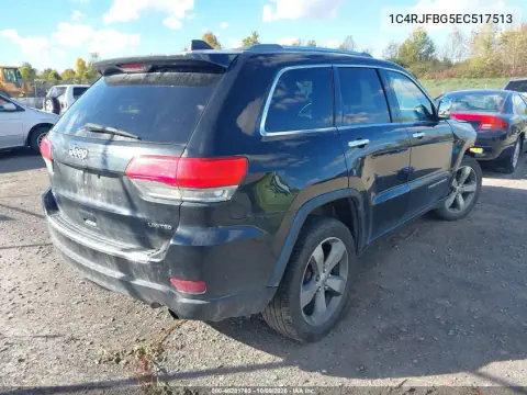 2014 Jeep Grand Cherokee Limited VIN 1C4RJFBG5EC517513 фото 5