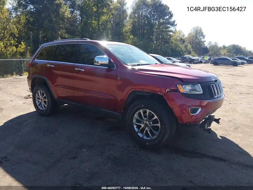 2014 Jeep Grand Cherokee Limited VIN 1C4RJFBG3EC156427 фото 2