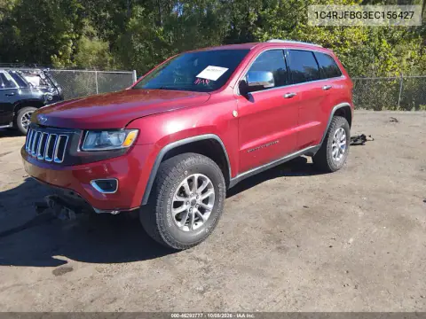 2014 Jeep Grand Cherokee Limited VIN 1C4RJFBG3EC156427 фото 3