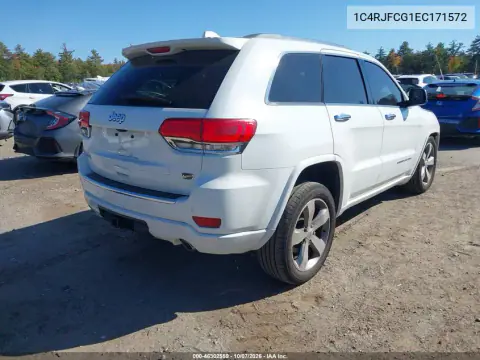 2014 Jeep Grand Cherokee Overland VIN 1C4RJFCG1EC171572 фото 5