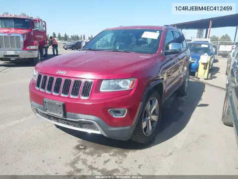 2014 Jeep Grand Cherokee Limited VIN 1C4RJEBM4EC412459 фото 2